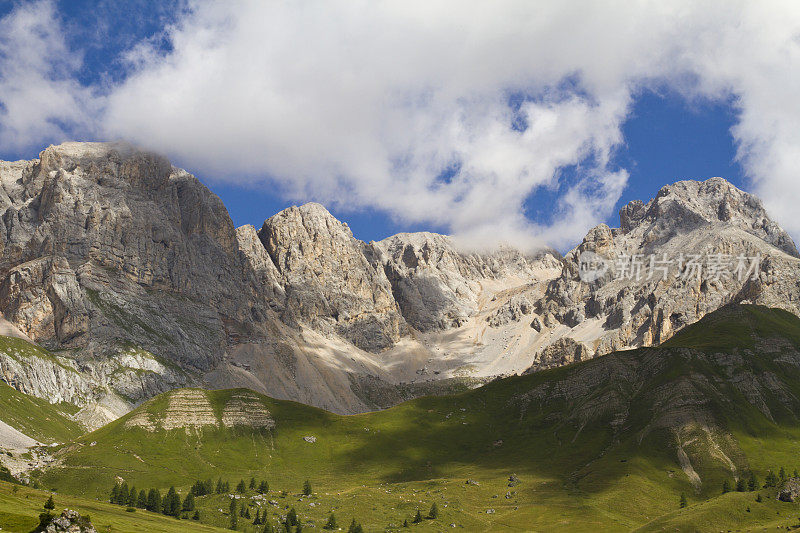 圣Pellegrino Pass Dolomites - Sas de Tascia(意大利)